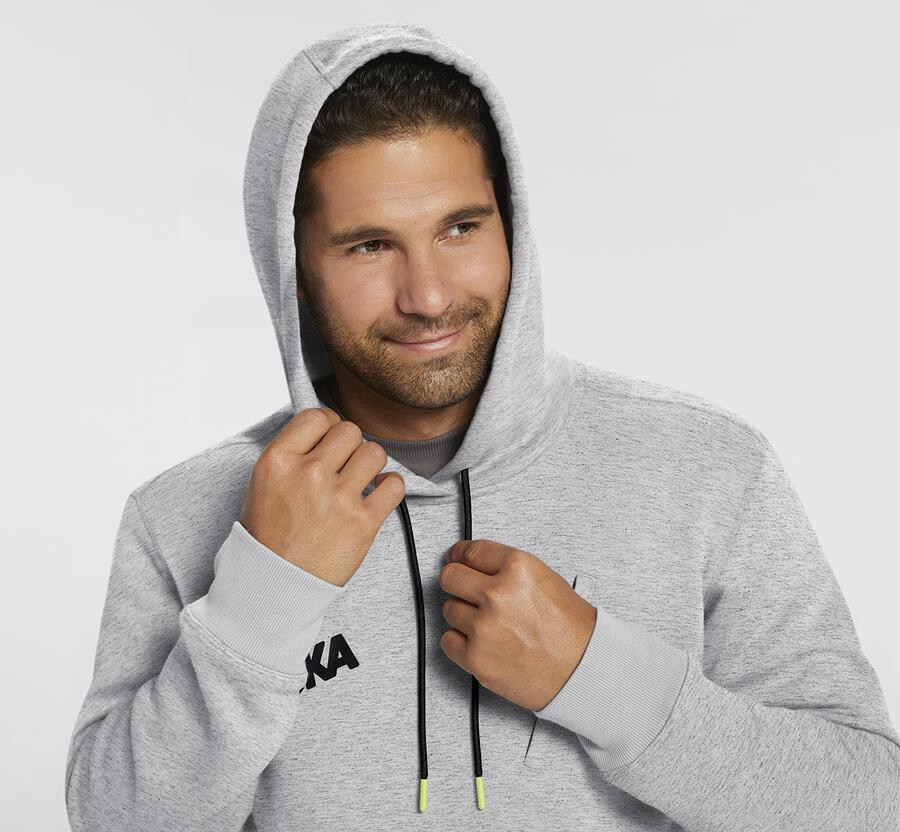 Hoka One One Hoodie Heren - Performance - Grijs - SE1407296